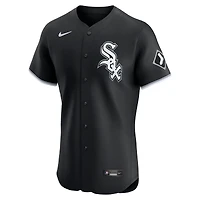 Maillot Nike Alternate Vapor Premier Elite Patch Chicago White Sox noir pour homme