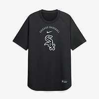 Men's Nike Black Chicago White Sox Authentic Collection Batting Practice Pre-Game Raglan Dri-FIT Top