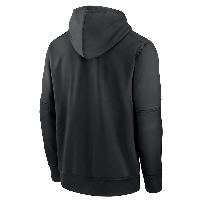 Men's Nike Black Chicago White Sox Authentic Collection City Connect Performance Pullover Hoodie