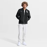 Veste bomber zippée Nike Authentic Collection Dugout Relaxed pour homme, noire