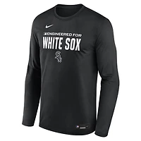 Men's Nike Black Chicago White Sox Authentic Collection Legend Dri-FIT Long Sleeve T-Shirt