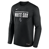 Men's Nike Black Chicago White Sox Authentic Collection Legend Dri-FIT Long Sleeve T-Shirt