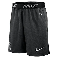 Short en tricot de performance Nike Chicago White Sox Authentic Collection pour homme, noir