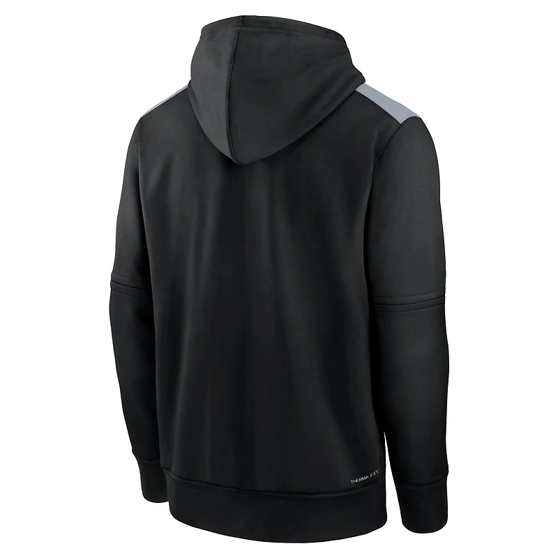 Men's Nike Black Chicago White Sox Authentic Collection Performance Pullover Hoodie
