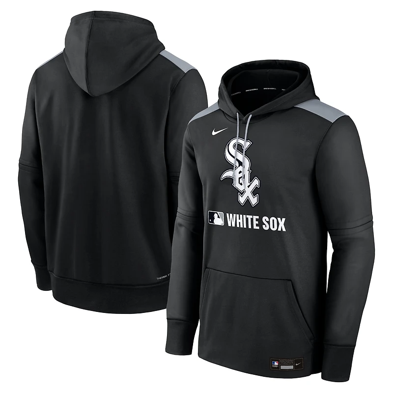 Men's Nike Black Chicago White Sox Authentic Collection Performance Pullover Hoodie