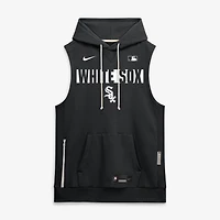 Men's Nike Black Chicago White Sox Authentic Collection Standard Issue Dri-FIT Sleeveless Hoodie