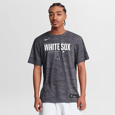 T-shirt Nike Velocity Dri-FIT Authentic Collection pour homme, noir, Chicago White Sox