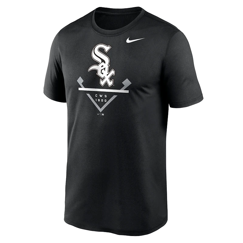 T-shirt de performance Nike Big & Tall Icon Legend des Chicago White Sox pour homme, noir