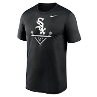 T-shirt de performance Nike Big & Tall Icon Legend des Chicago White Sox pour homme, noir