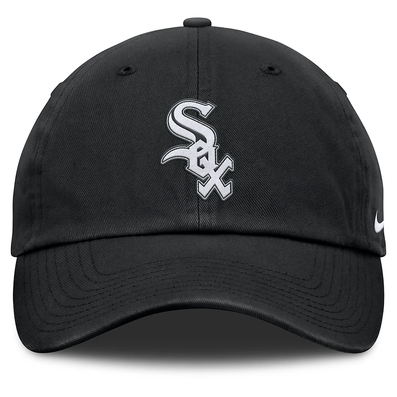 Casquette ajustable Nike noire Chicago White Sox Club pour homme