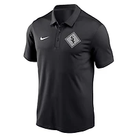Polo de performance Nike pour hommes, Chicago White Sox Diamond Icon Franchise, noir