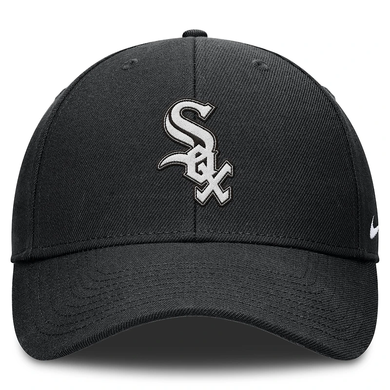 Casquette ajustable Nike Chicago White Sox Dri-FIT Club noire pour homme