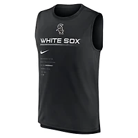 Men's Nike Black Chicago White Sox Exceed Performance Tank Top