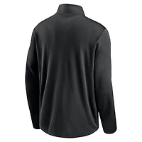 Men's Nike Black Chicago White Sox Franchise Logo Pacer Performance Half-Zip Top