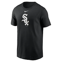 T-shirt Nike pour homme, noir, Chicago White Sox Fuse, grand logo