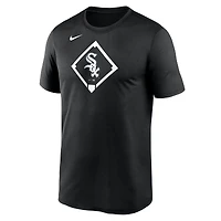 T-shirt Nike Dri-FIT Icon Legend Chicago White Sox noir pour homme