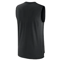 Men's Nike Black Chicago White Sox Knockout Stack Exceed Performance Muscle Tank Top