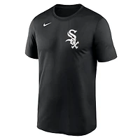 T-shirt Nike noir pour homme avec logo Legend Fuse des Chicago White Sox