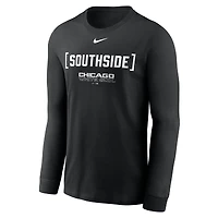 Men's Nike Black Chicago White Sox Local Nickname Long Sleeve T-Shirt