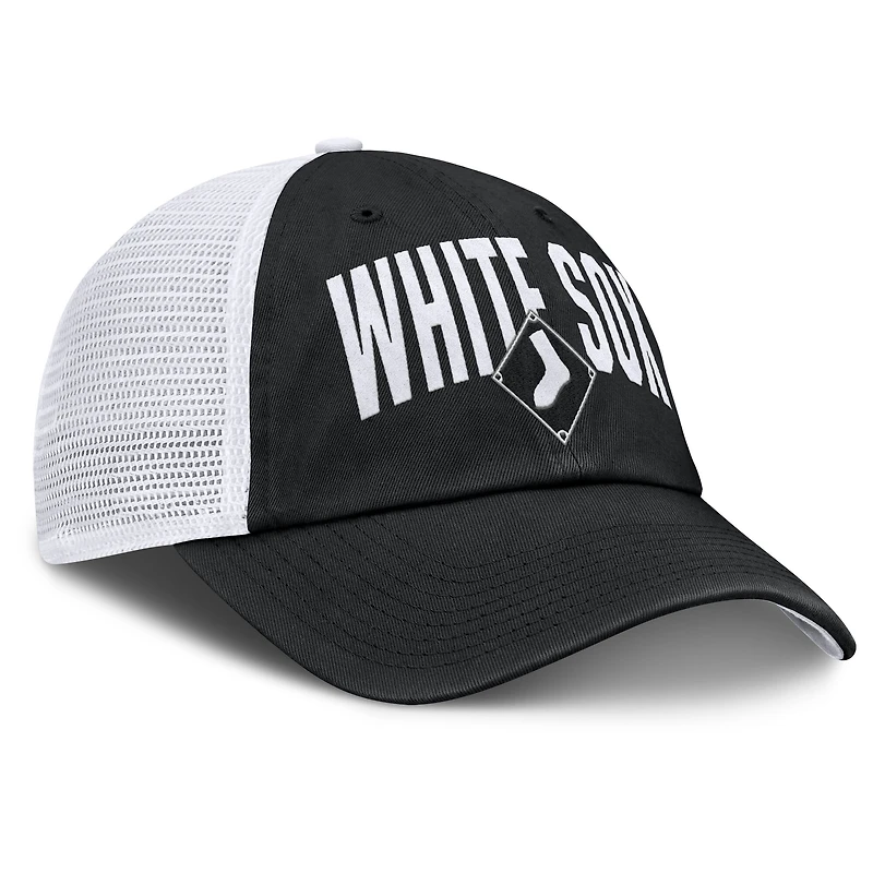 Casquette trucker ajustable Nike noire Chicago White Sox Primetime Club pour homme