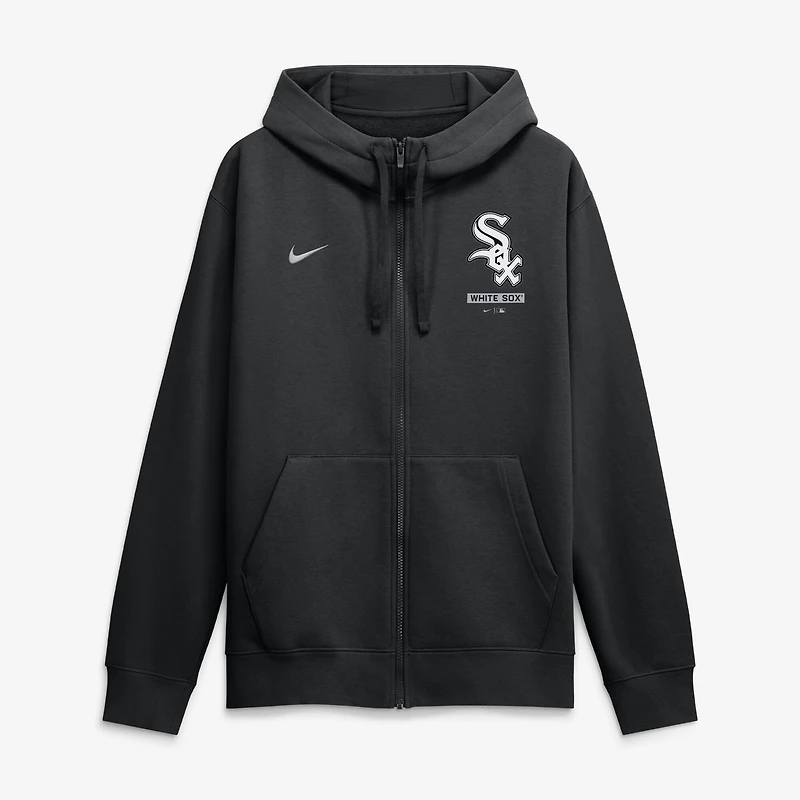 Men's Nike Black Chicago White Sox Primetime Lockup Full-Zip Hoodie