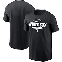 T-shirt Nike noir Chicago White Sox Primetime Property Of Practice pour homme