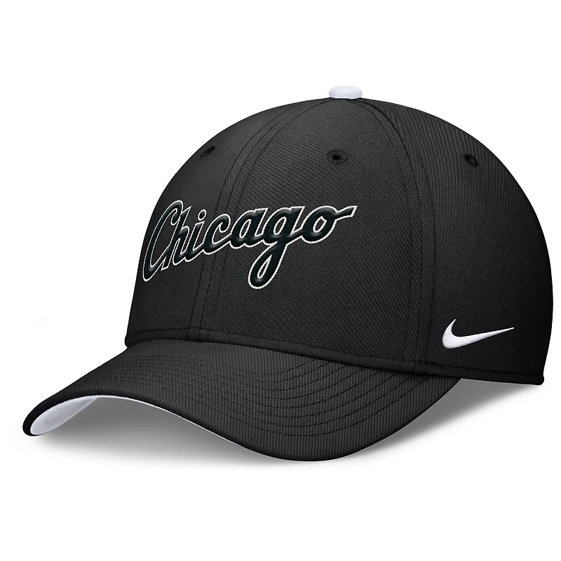 Casquette Nike Primetime Rise Dri-FIT Flex noire pour homme