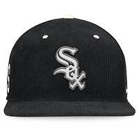 Men's Nike  Black Chicago White Sox Pro Corduroy Structured Snapback Hat