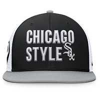 Casquette Snapback Nike Pro Trucker Chicago White Sox noire pour homme
