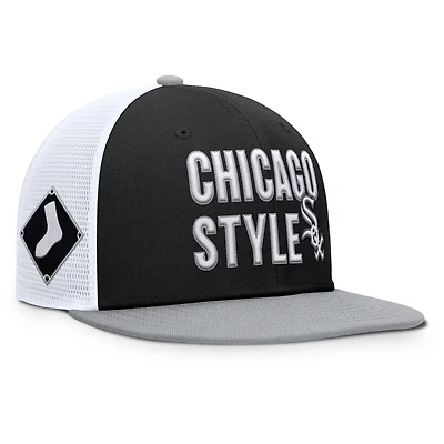 Casquette Snapback Nike Pro Trucker Chicago White Sox noire pour homme