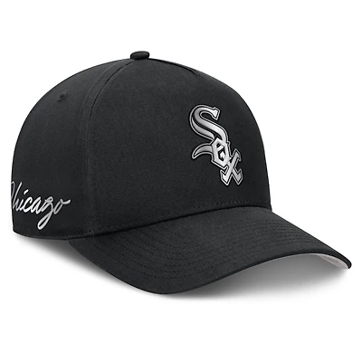 Men's Nike Black Chicago White Sox Rise Dri-FIT A-Frame Adjustable Hat