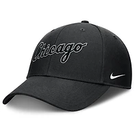Men's Nike Black Chicago White Sox Rise Gaberdine Adjustable Hat