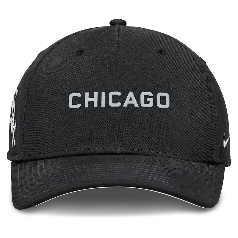 Men's Nike  Black Chicago White Sox Rise Performance Adjustable Hat