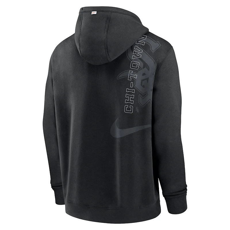 Men's Nike Black Chicago White Sox Statement Ball Game Pullover Hoodie
