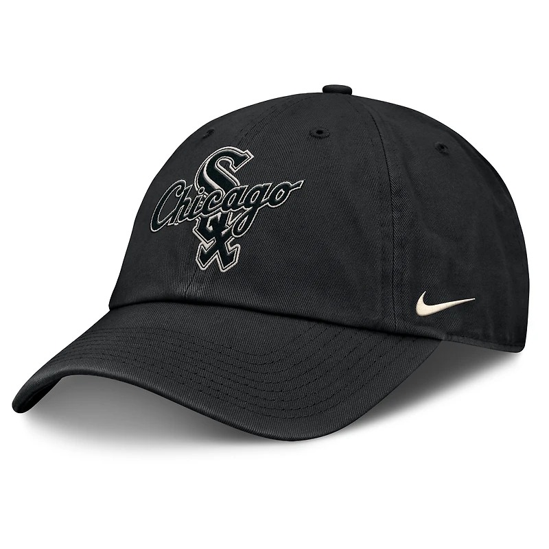 Casquette ajustable Nike noire Chicago White Sox Statement Club pour homme