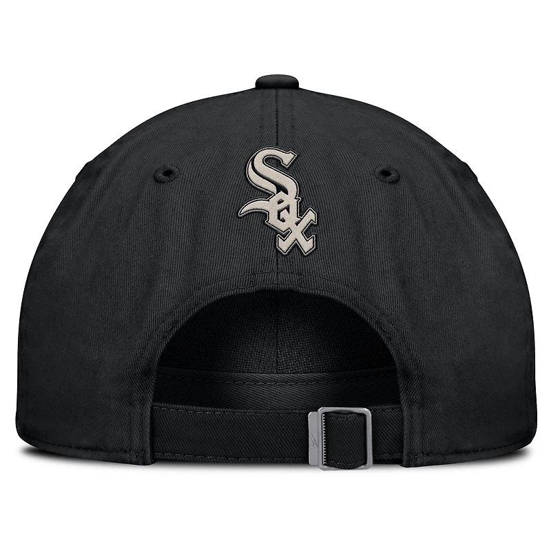 Casquette ajustable Nike noire Chicago White Sox Statement Club pour homme