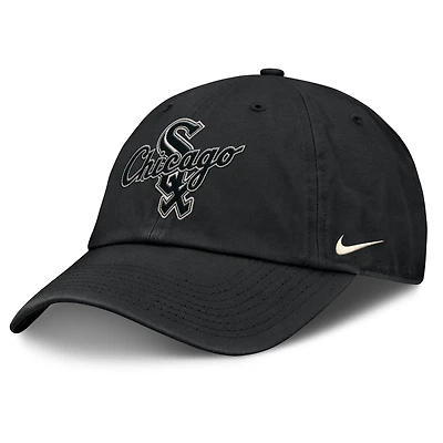 Casquette ajustable Nike noire Chicago White Sox Statement Club pour homme