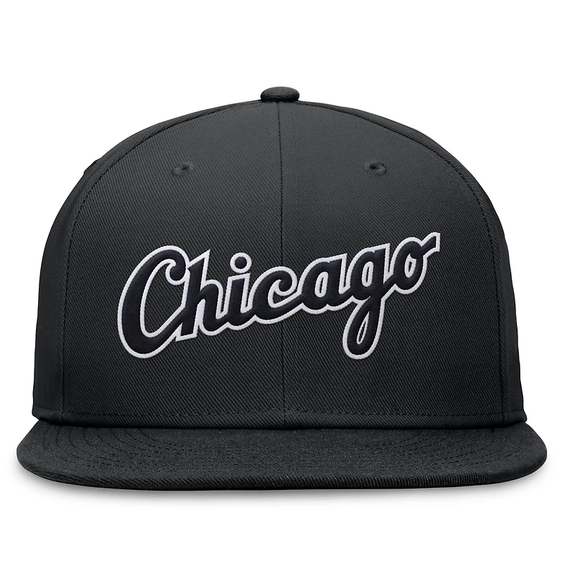 Men's Nike Black Chicago White Sox True Performance Fitted Hat