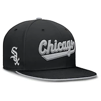 Casquette ajustée Nike True Performance Chicago White Sox noire pour homme