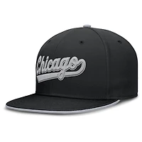 Casquette ajustée Nike True Performance Chicago White Sox noire pour homme