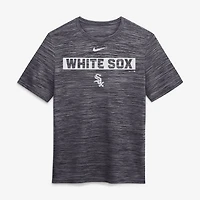 T-shirt Nike Velocity Dri-FIT noir pour homme des Chicago White Sox