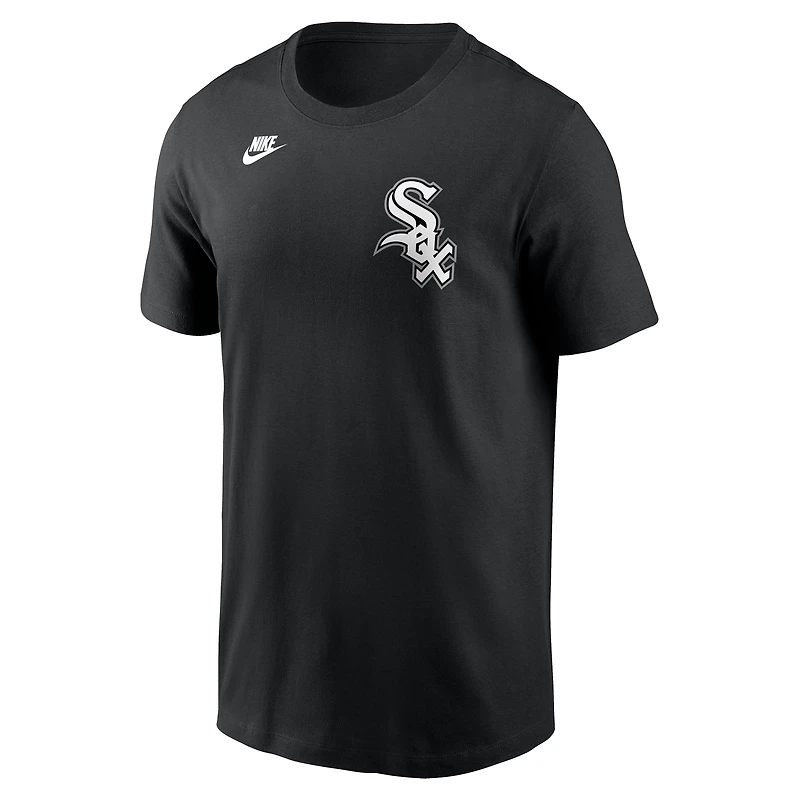T-shirt Nike Bo Jackson pour homme, noir, Chicago White Sox, Cooperstown Collection Fuse avec nom et numéro