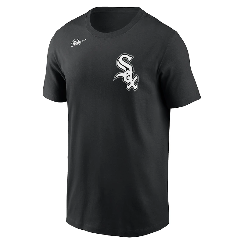 T-shirt Nike Bo Jackson noir Chicago White Sox Cooperstown Collection avec nom et numéro pour homme