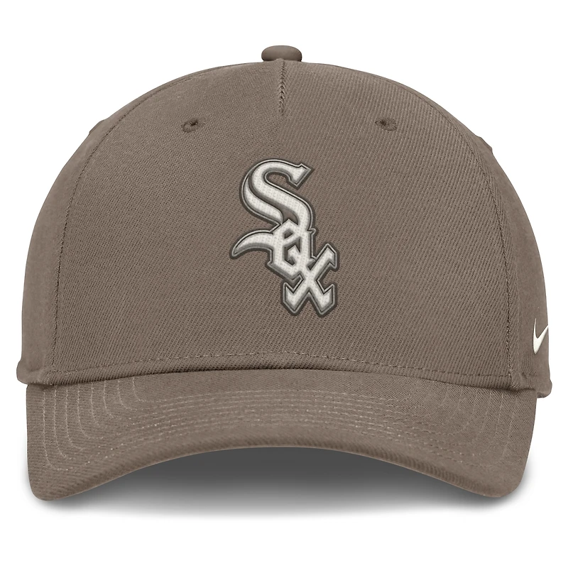 Casquette ajustable Nike Chicago White Sox Rise Performance pour homme marron
