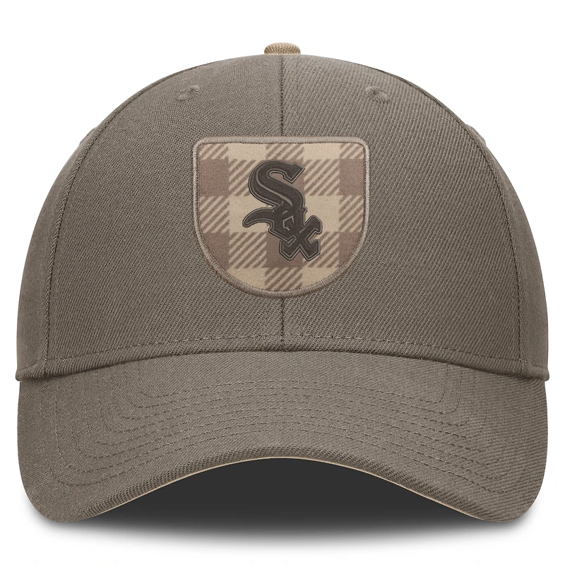 Casquette ajustable Nike marron Chicago White Sox Statement Rise pour homme