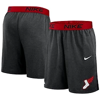 Short en tricot Nike anthracite/rouge Chicago White Sox 2025 City Connect Authentic Collection pour homme