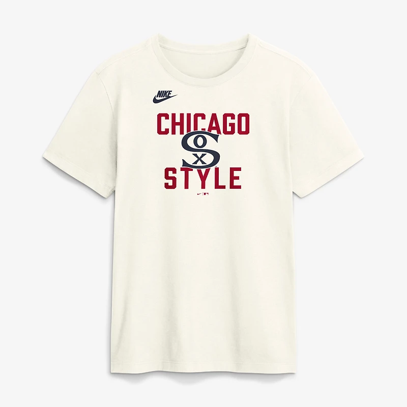 Men's Nike Cream Chicago White Sox Cooperstown Collection ‘70s Inspired T-Shirt