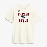 Men's Nike Cream Chicago White Sox Cooperstown Collection ‘70s Inspired T-Shirt