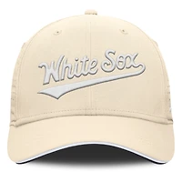 Casquette Nike Rise Performance Flex crème des Chicago White Sox pour homme