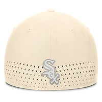 Casquette Nike Rise Performance Flex crème des Chicago White Sox pour homme